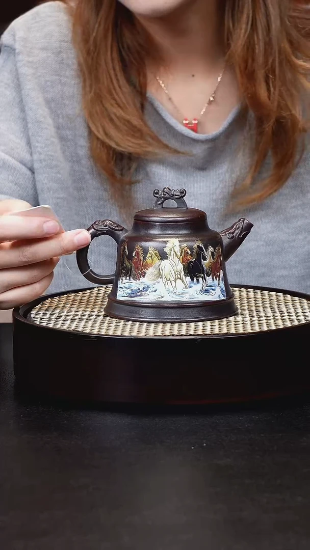 茶壶紫砂宜兴茶壶h9808