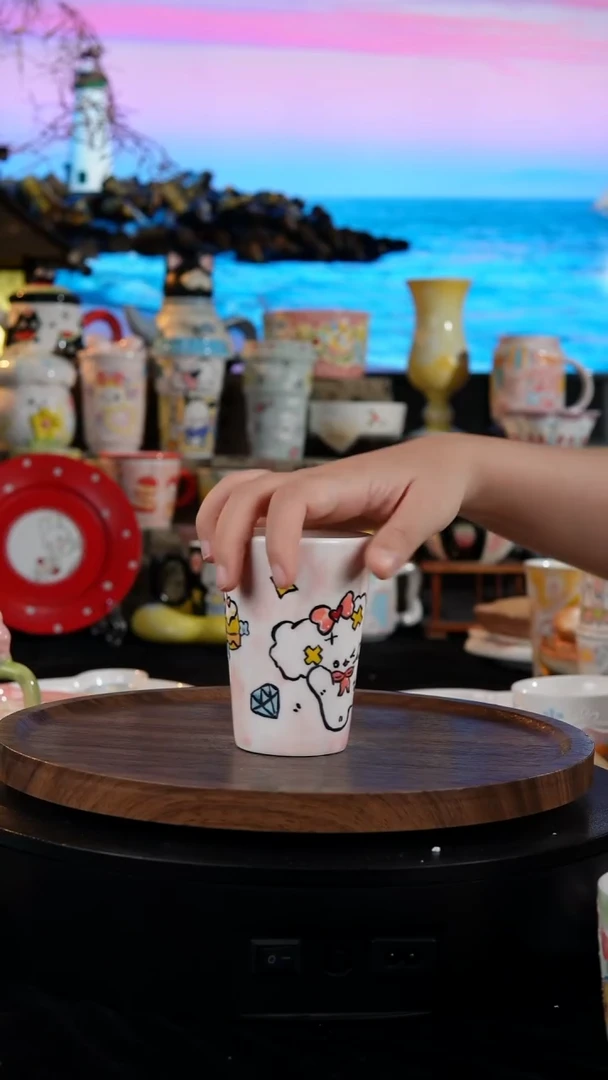 陶瓷便携款景德镇手工手绘陶瓷