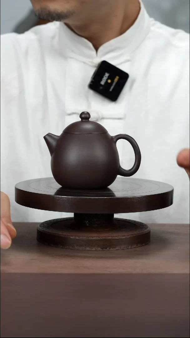 茶壶紫砂紫泥龙蛋