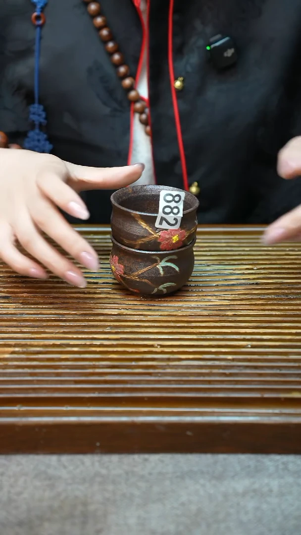 万古烧粗陶手工手做茶具