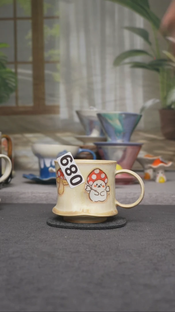 杯子陶680景德镇手工手创杯子