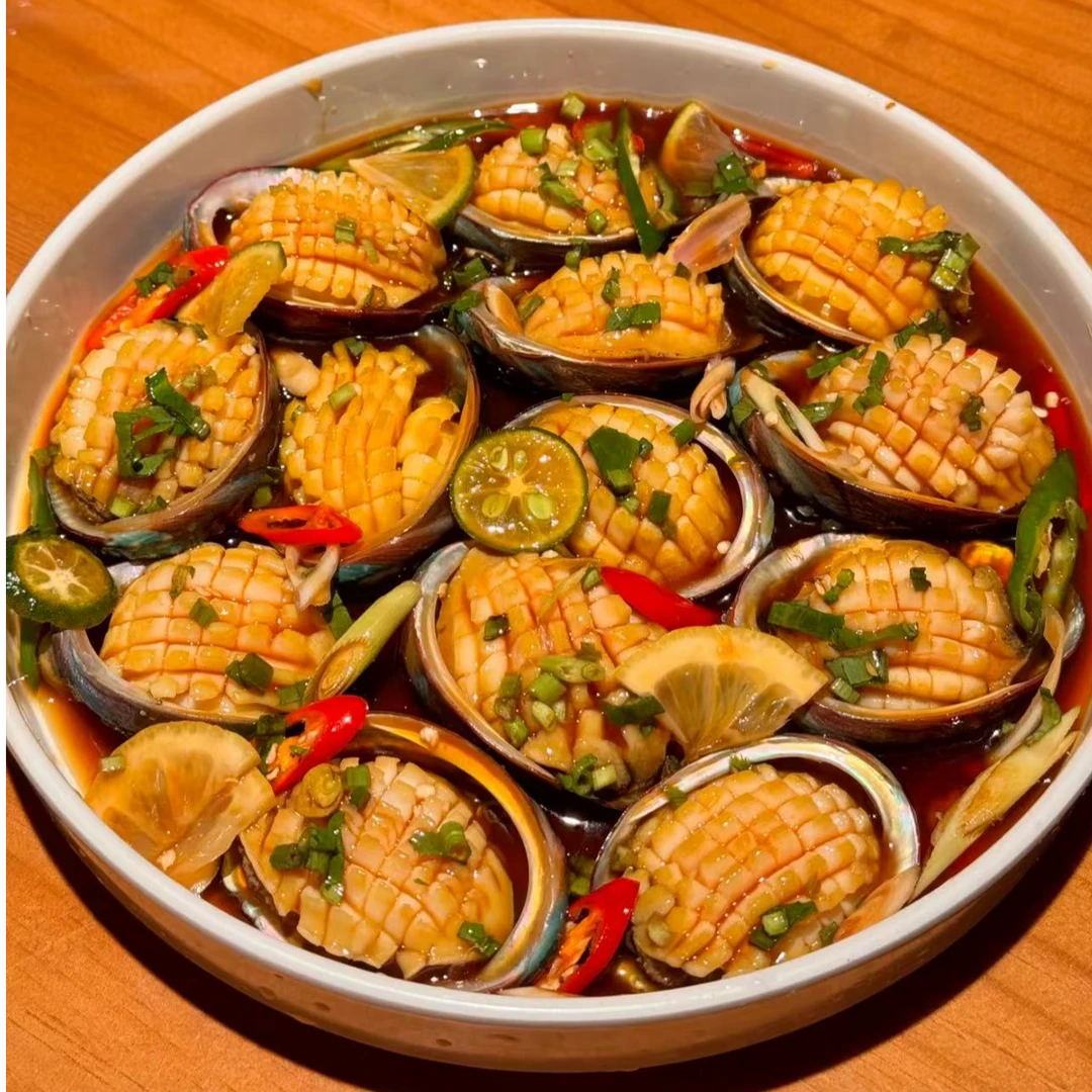 鲜活现做麻辣鲍鱼650g/1300g肉质紧实有嚼劲开盖即食超方便海鲜