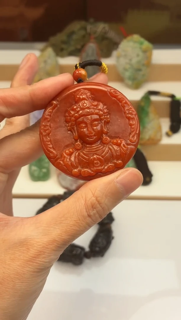 颈饰未镶嵌翡翠牌子