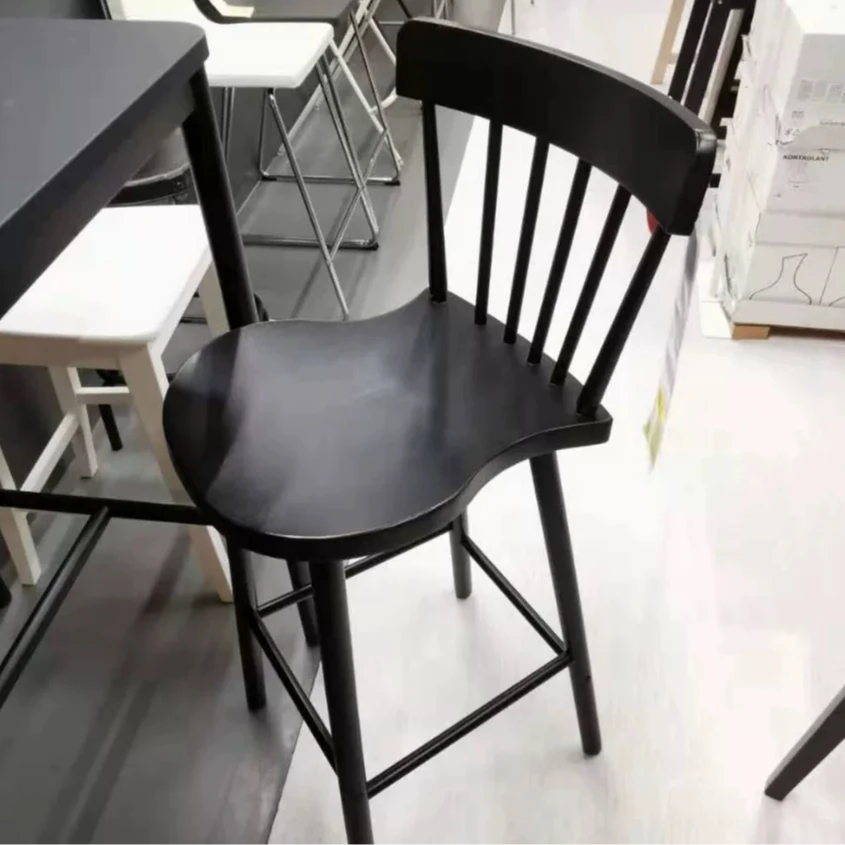 诺勒利实木椅子餐椅学习椅工作椅会议椅子