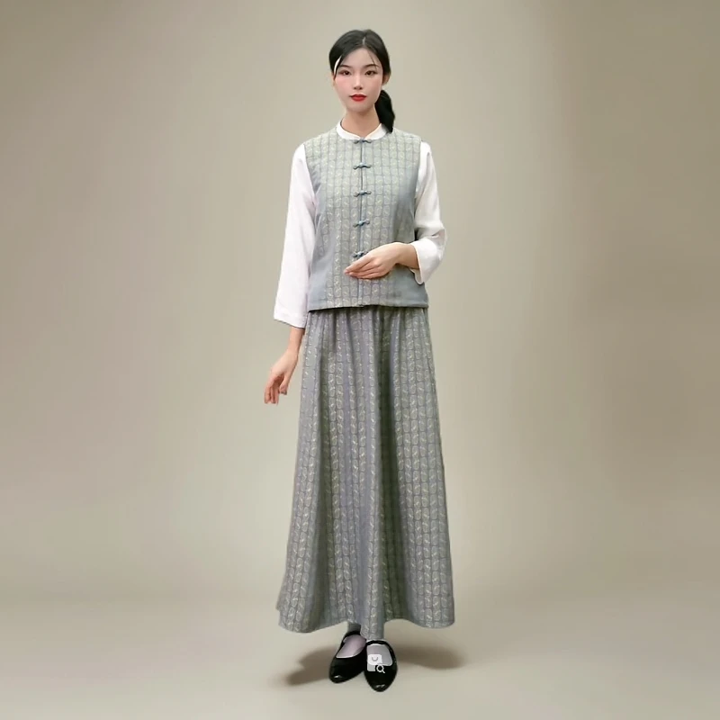 上海鉴界收藏正绢新中式奢华马甲