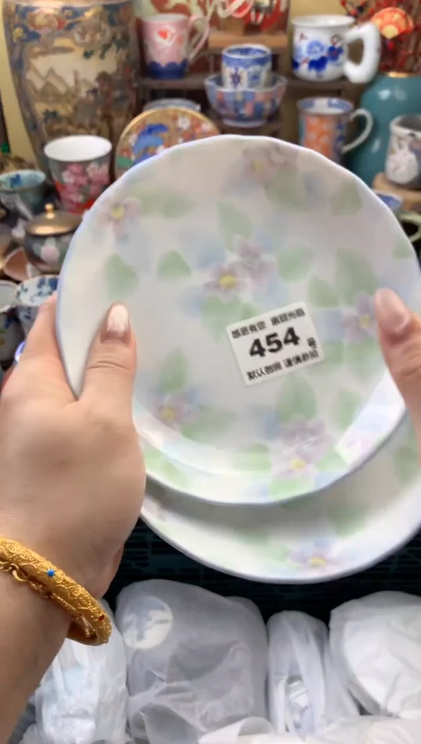 瓷片微***）454号六六工艺品瓷器