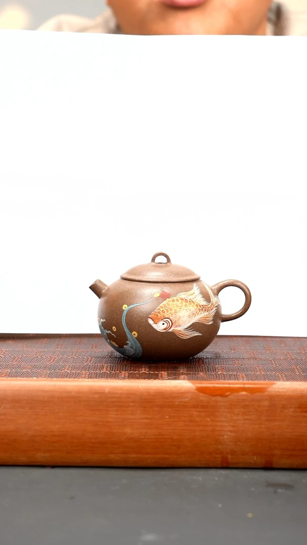 【闪购商品】紫砂茶壶FX 鲲然 蟹壳青