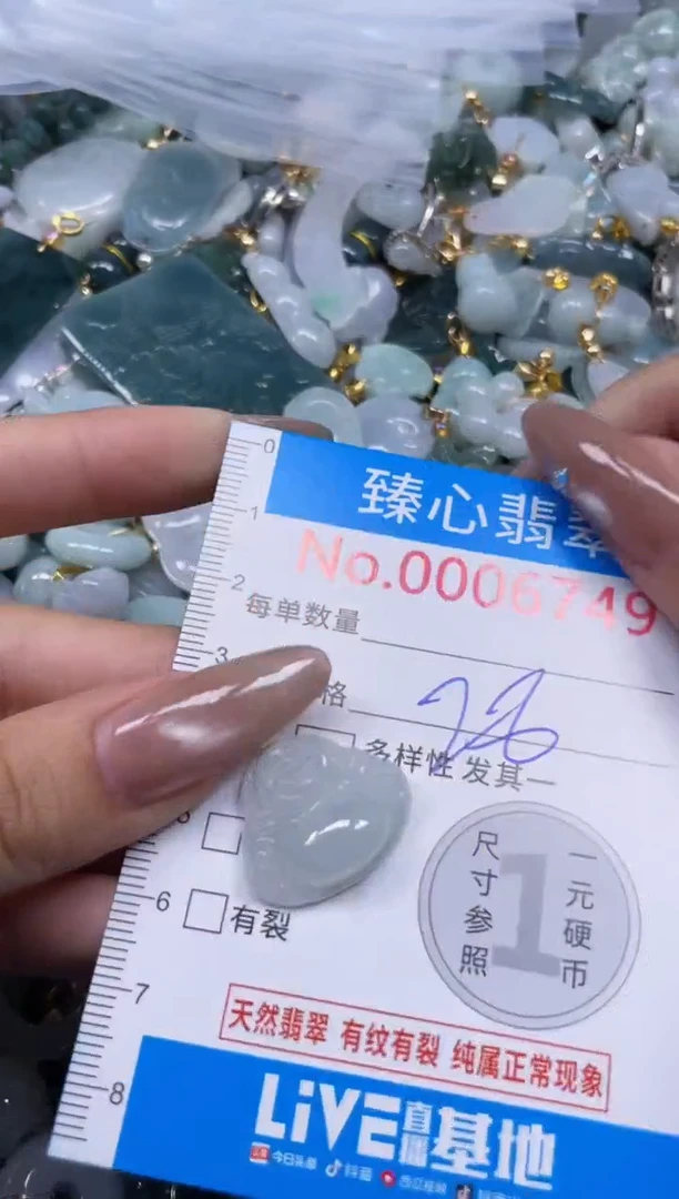 颈饰未镶嵌翡翠6749