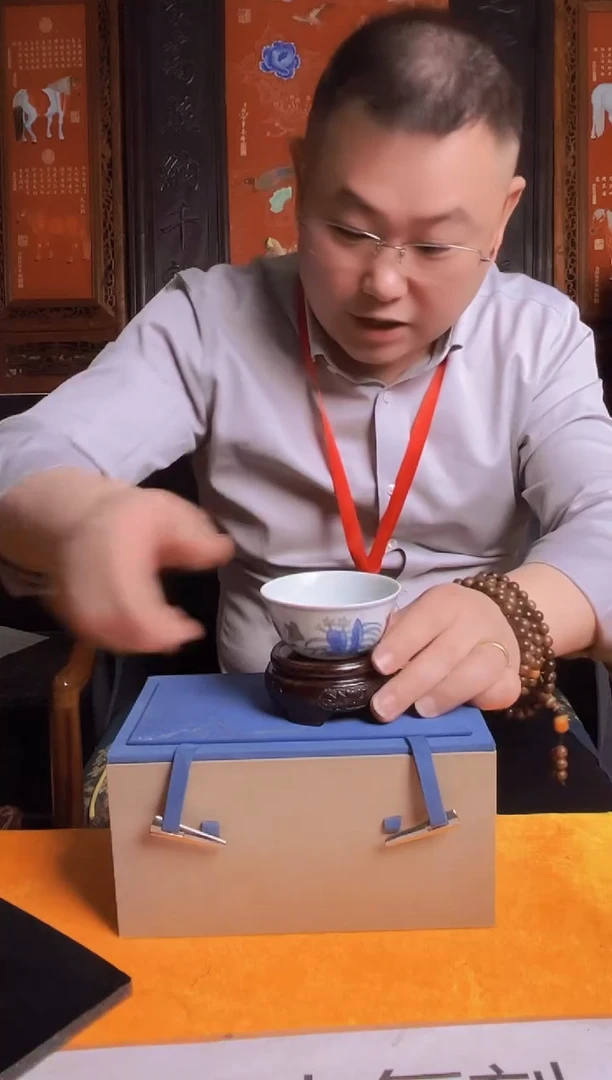 摆件陶瓷景德镇现代陶瓷流水37 带防伪标