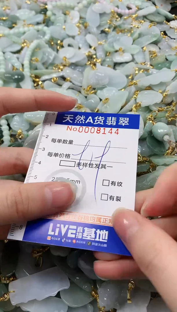 颈饰未镶嵌翡翠纯天然a货翡翠