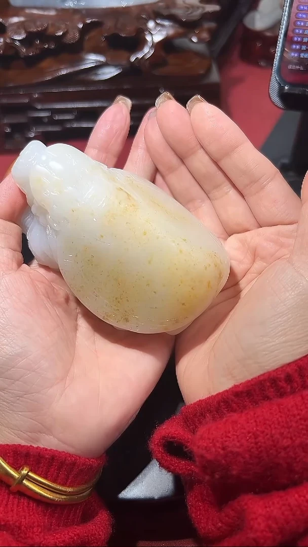 未镶嵌和田玉摆件胡****将龙龟