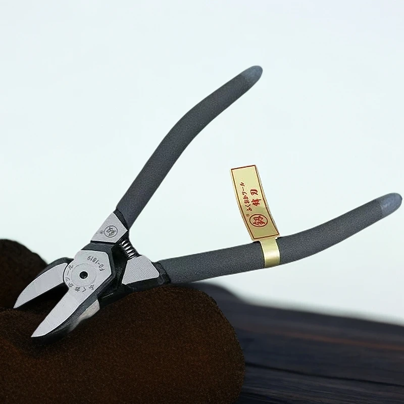 工业级6寸水口钳子偏心薄刃斜口钳锋利剪线适用模型玩具剪刀五金