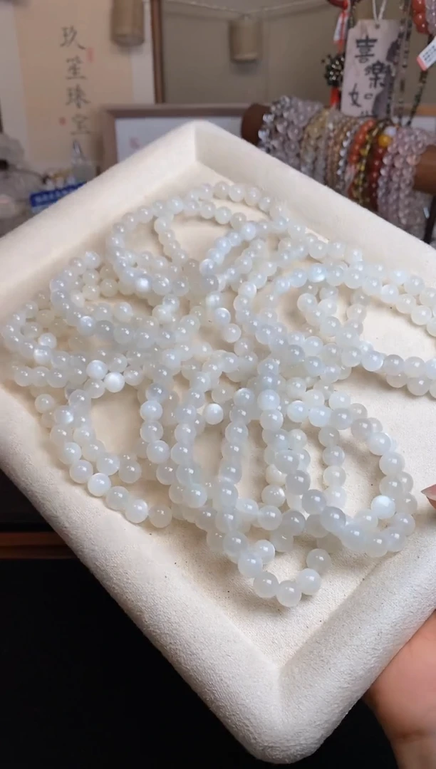 【闪购商品】月光石手链未镶嵌8m白月光