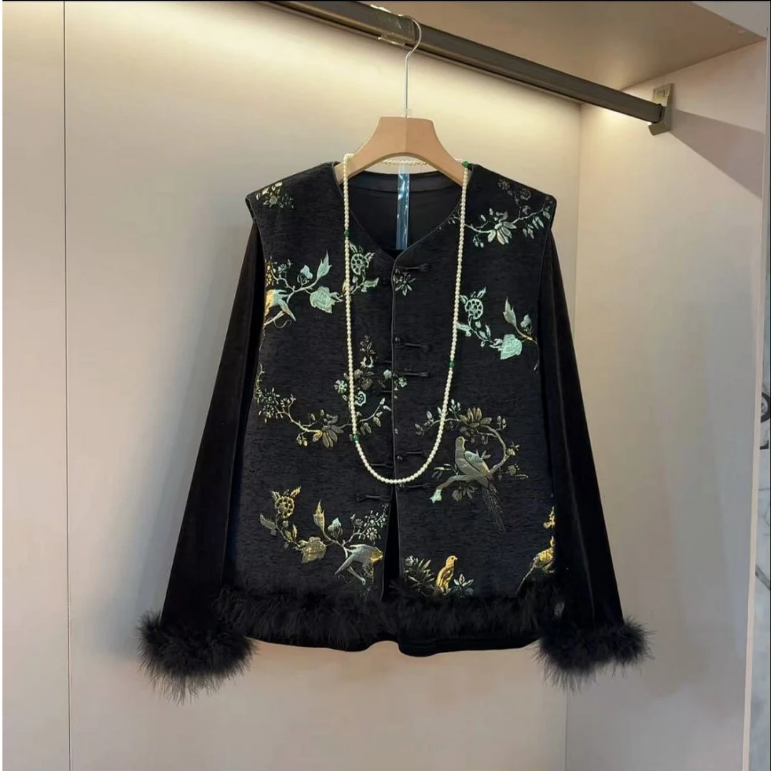 恒鑫安盘扣新中式国风马夹-65