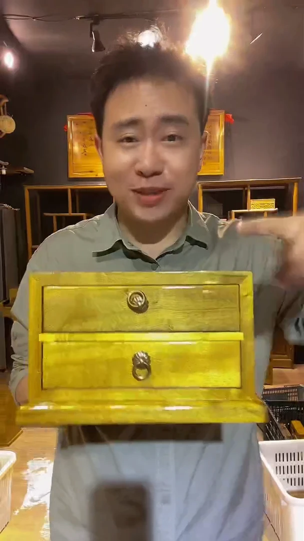 木金丝楠木制品双抽32*15*16.5