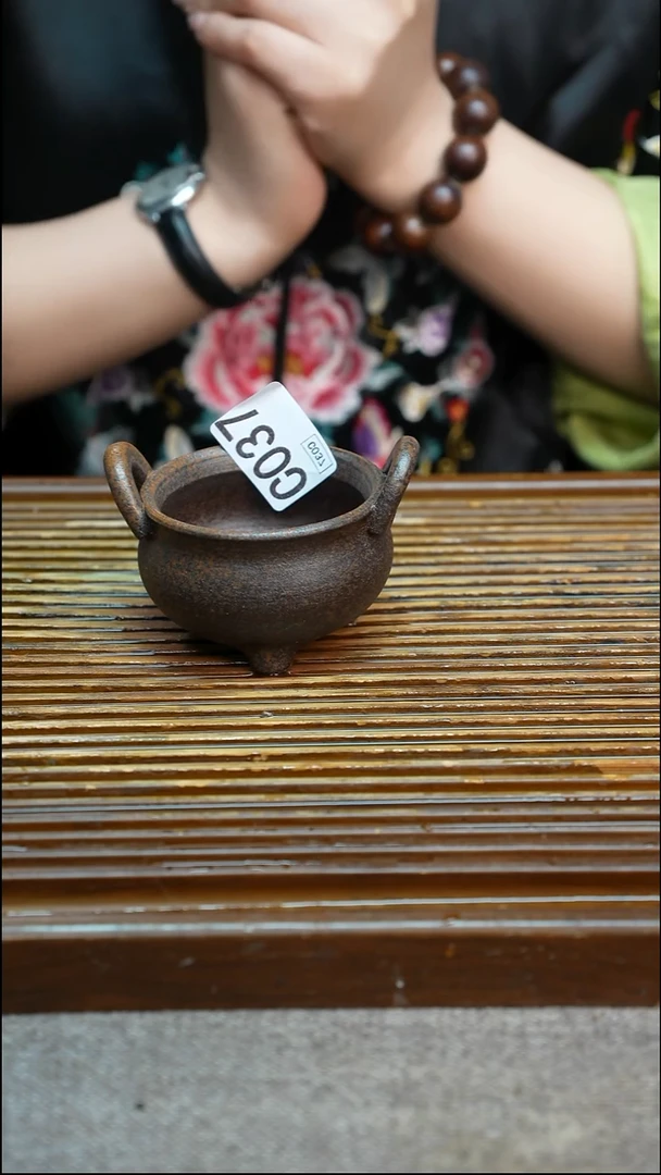 万古烧粗陶手工手做茶具