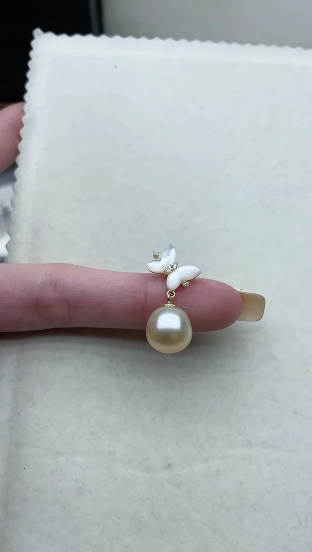 【闪购商品】海水珍珠吊坠银S925镶嵌Y20