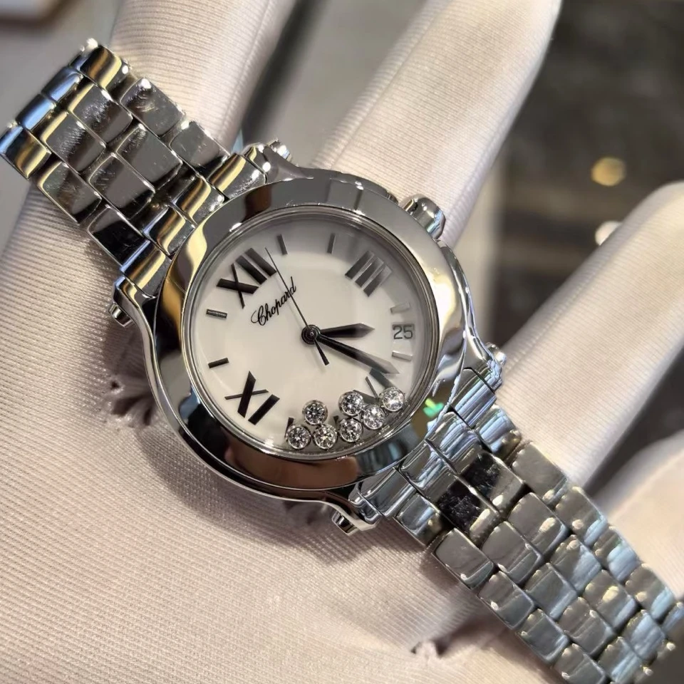 99新 Chopard/萧邦 HAPPY DIAMONDS系列 自动 石英 36