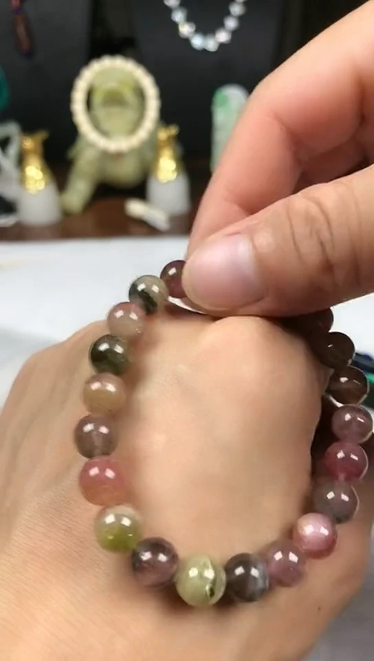 未镶嵌手链碧玺手串9