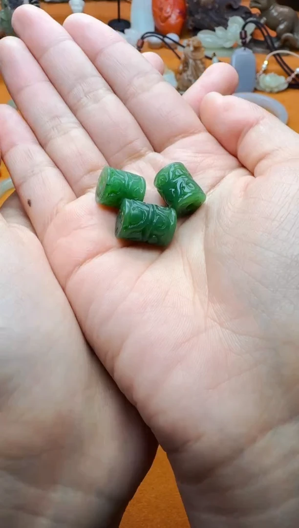 【闪购商品】和田玉颈饰未镶嵌桶珠多样性拍一发一03