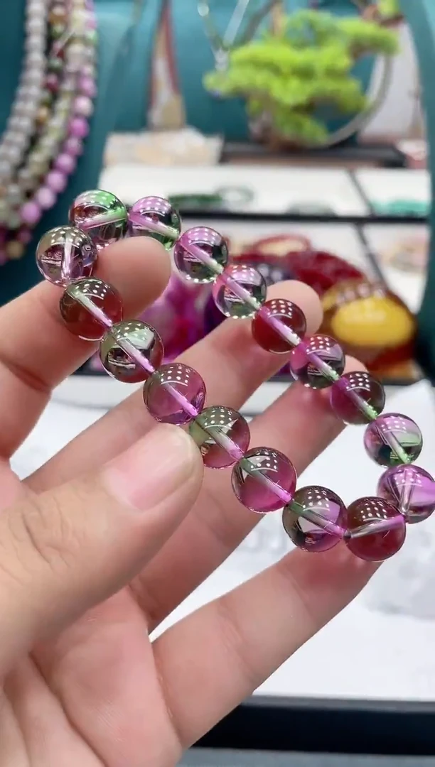 图片款 12mm高货西瓜I碧单圈时尚百搭