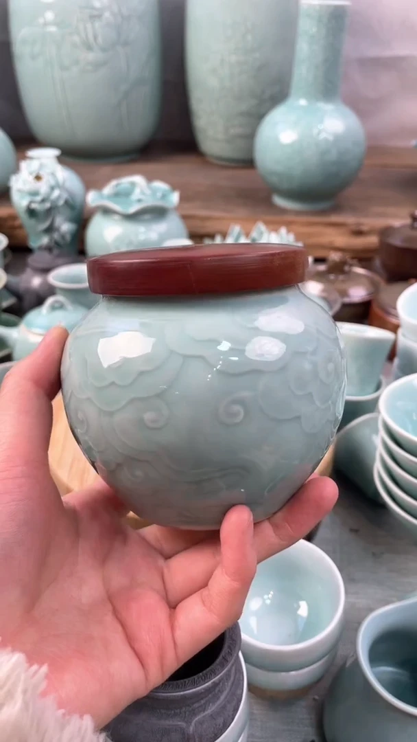 【闪购商品】特价 微瑕 慧仙青瓷