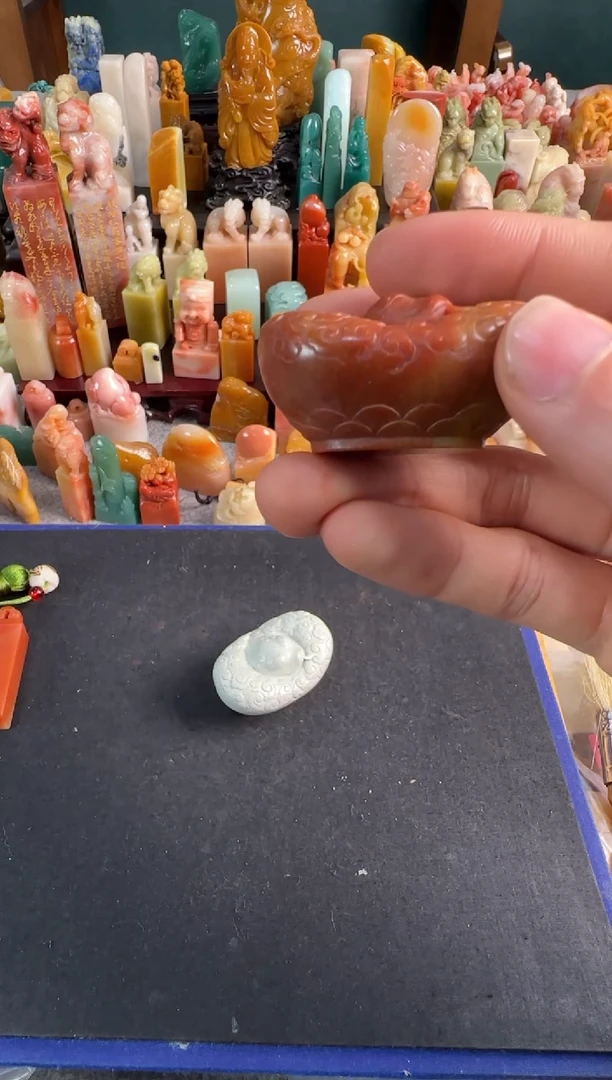 【闪购商品】青田石印石编号编号8524