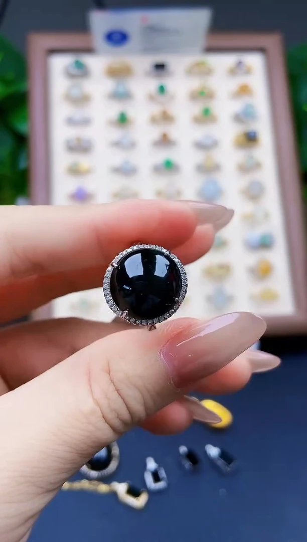 翡翠戒指银S925镶嵌02