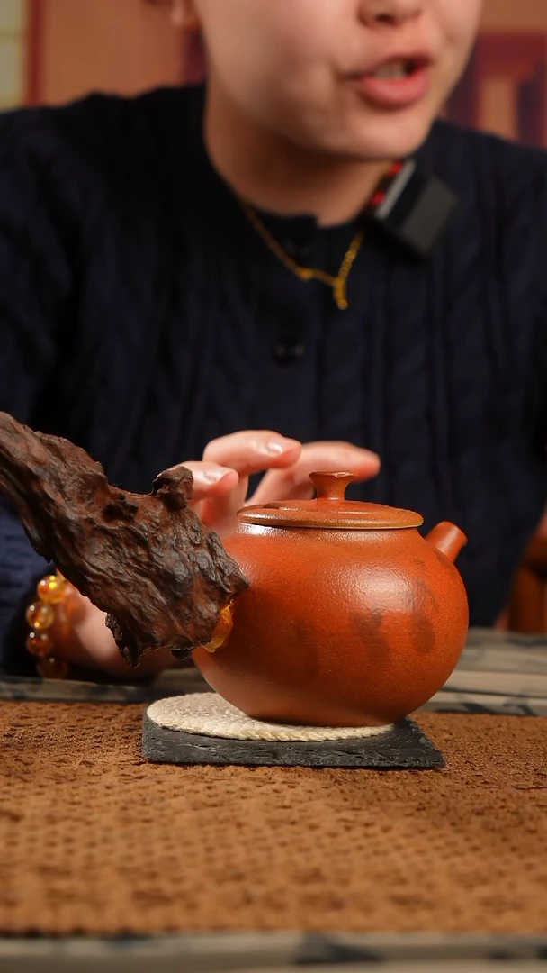 原创手工柴烧茶壶