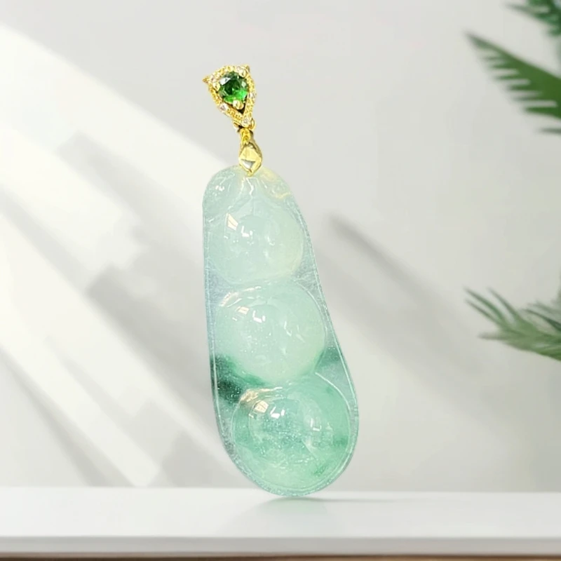 【杨子严选】C1063蓝飘花豆子吊坠时尚百搭妈妈F