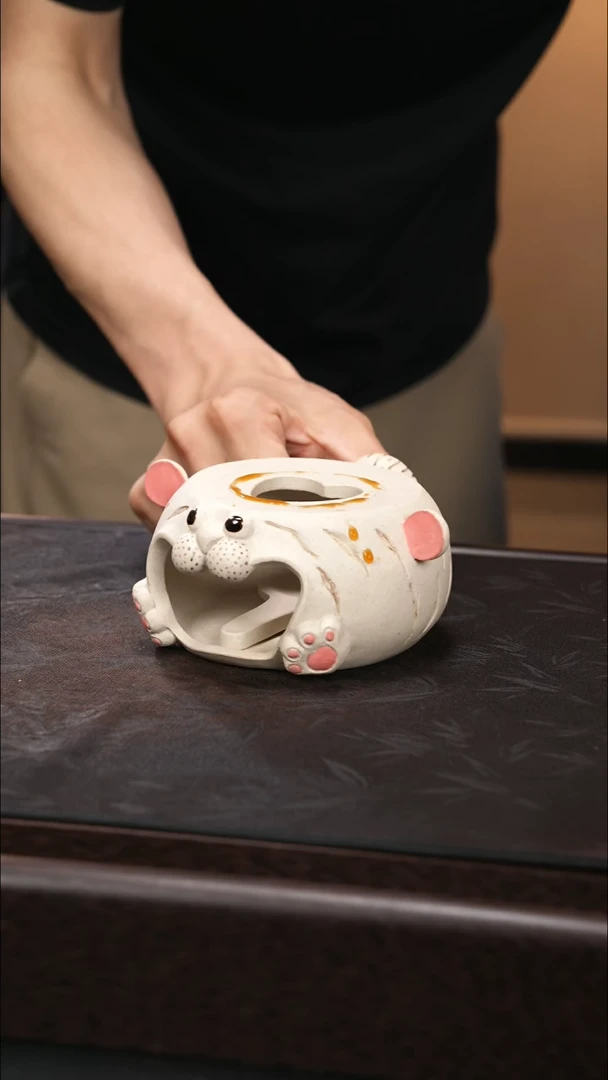 紫砂茶宠紫砂 老虎