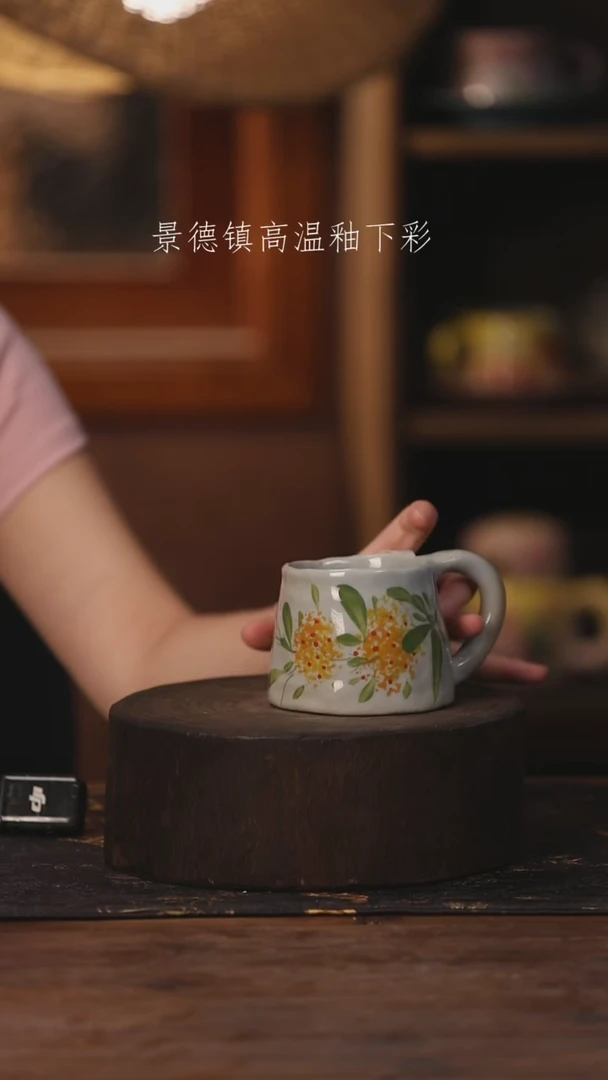 陶瓷景德镇高温釉下手绘陶瓷385