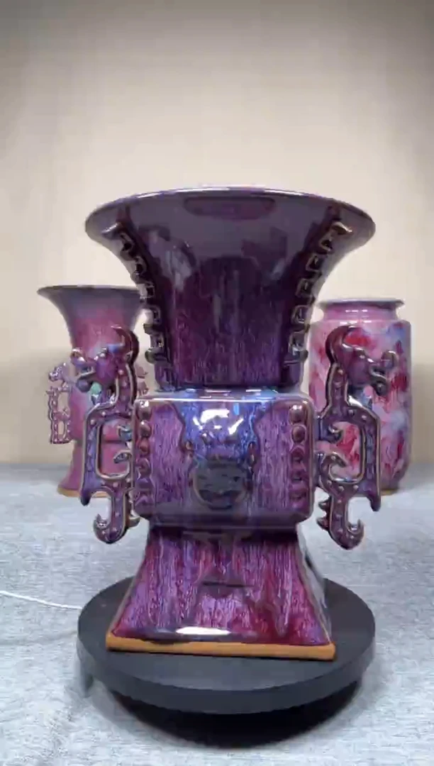 摆件神垕钧瓷收藏工艺品