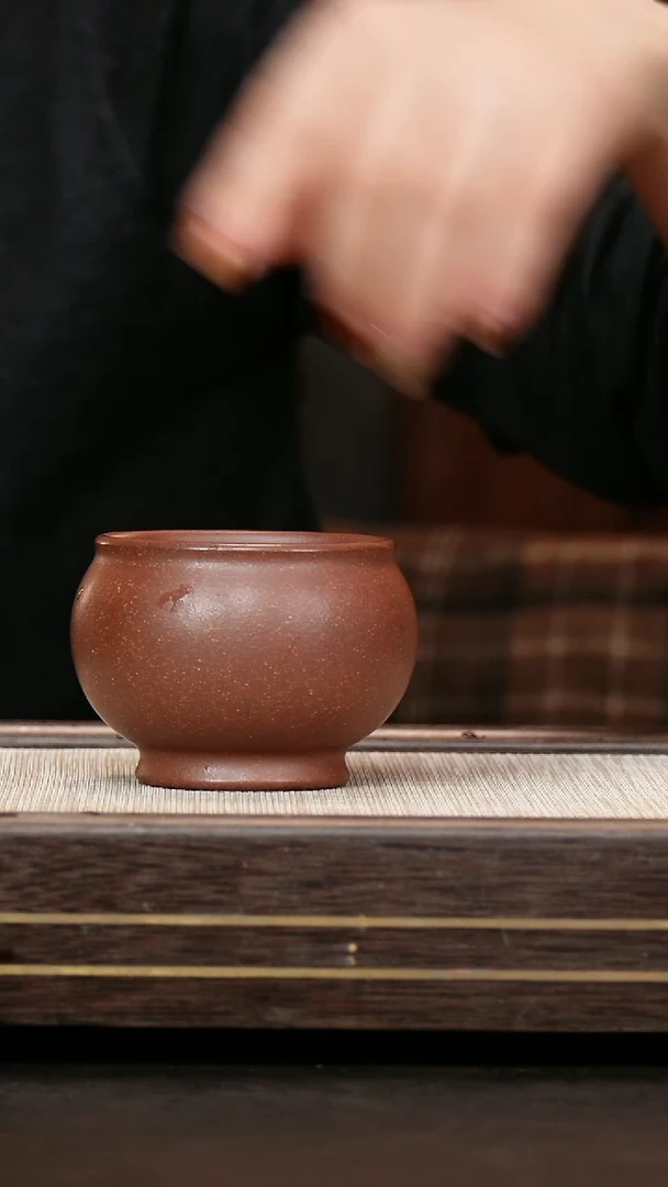 茶壶紫砂原矿天青泥暗肝色 坛子