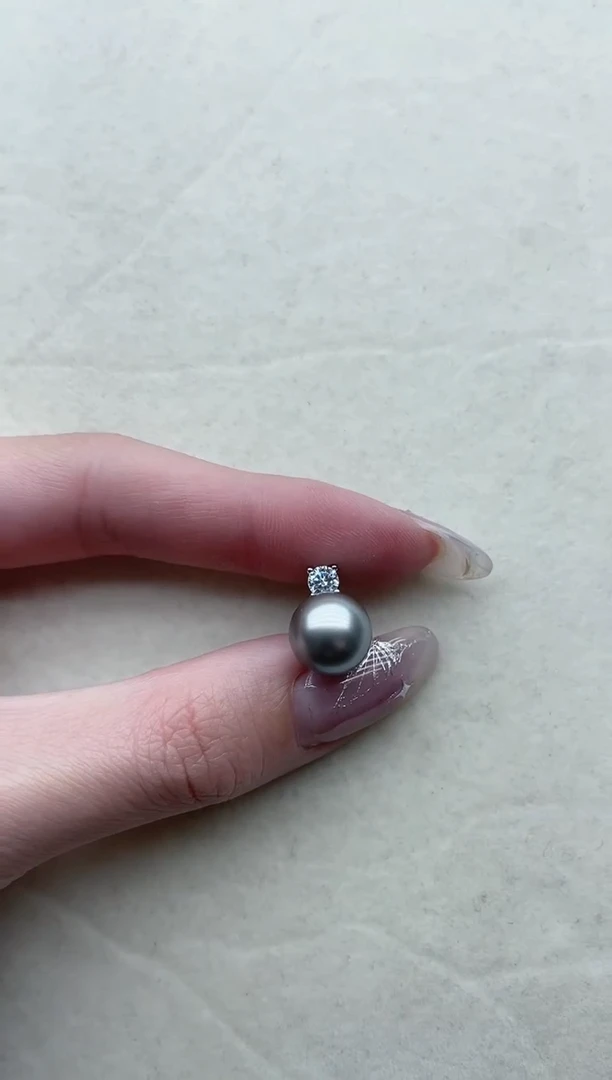 【闪购商品】海水珍珠吊坠银S925镶嵌104