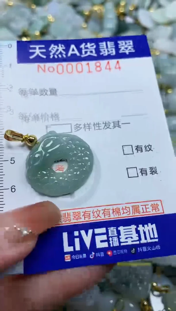 颈饰未镶嵌翡翠天然A货翡翠