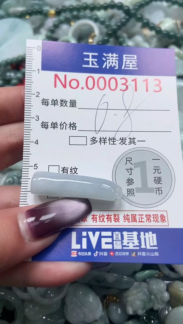 颈饰未镶嵌翡翠3113