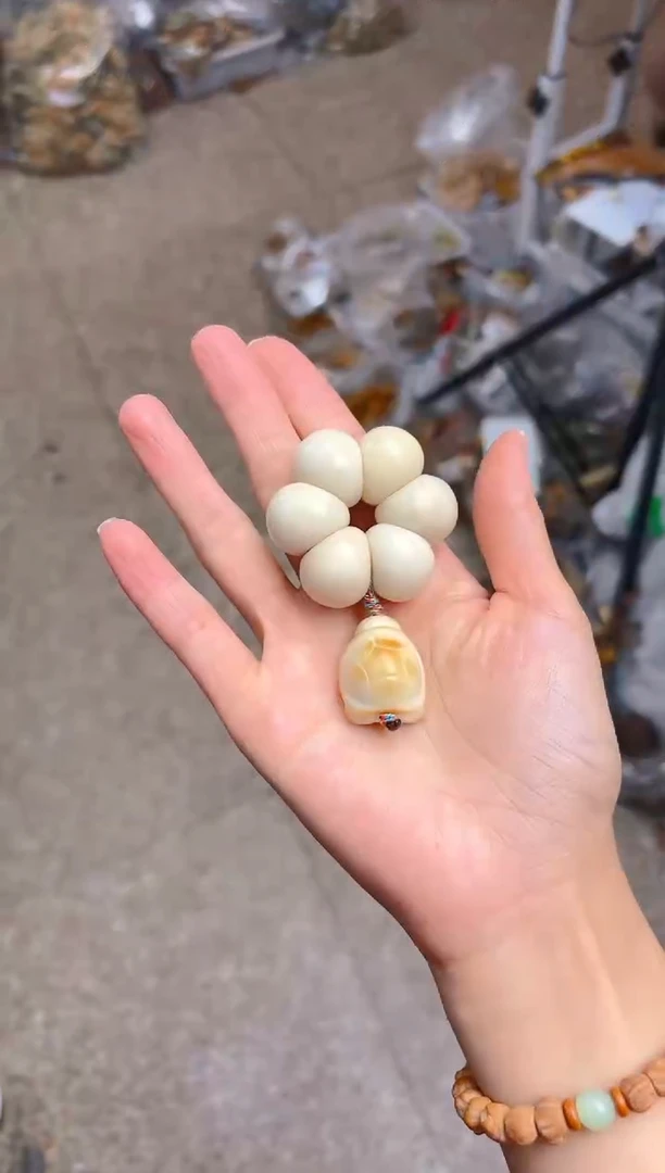 吊坠菩提根/象牙果白色山竹 小乌龟