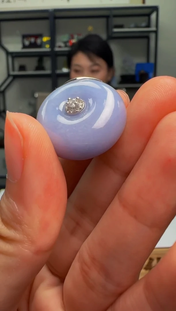 翡翠未镶嵌颈饰WB12956翡翠（多样性发其一）