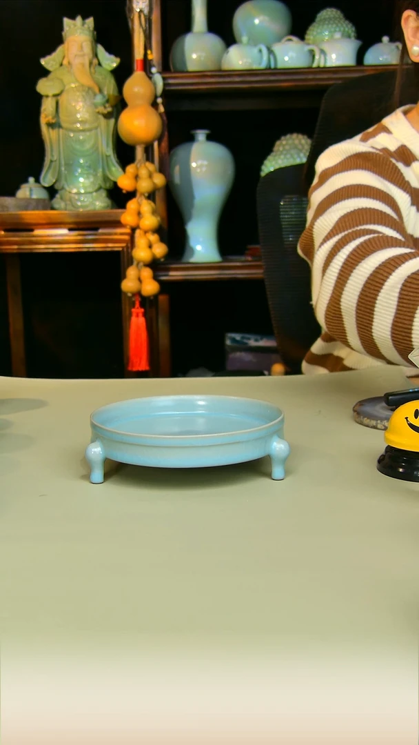 杯子仿古三足笔洗全手工原矿不完美