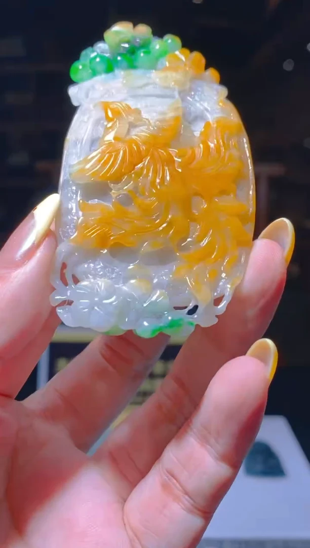 【闪购商品】定制翡翠未镶嵌XL闪购毛货链接LYH043