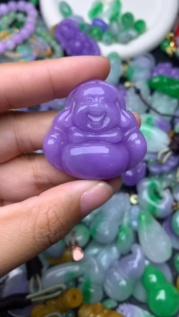 颈饰未镶嵌翡翠缅甸翡翠吊坠