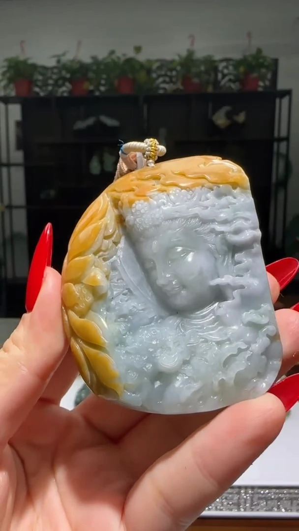 【闪购商品】翡翠颈饰未镶嵌天然翡翠A货吊坠