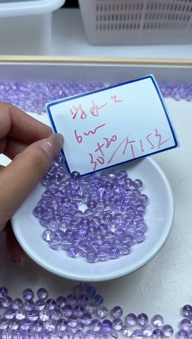 水晶珠宝半成品未镶嵌M692 维多利亚6mm50个15元