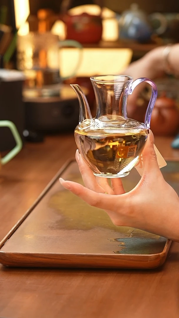 【闪购商品】禾器/晶彩俏然茶海/浅紫/定制版