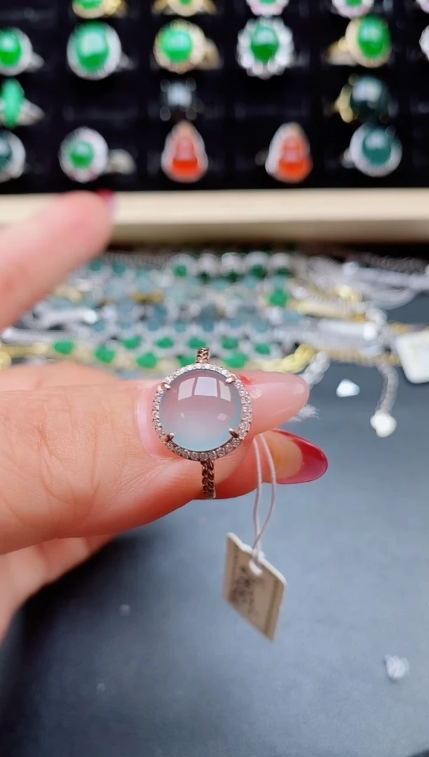 【闪购商品】翡翠戒指银S925镶嵌321321