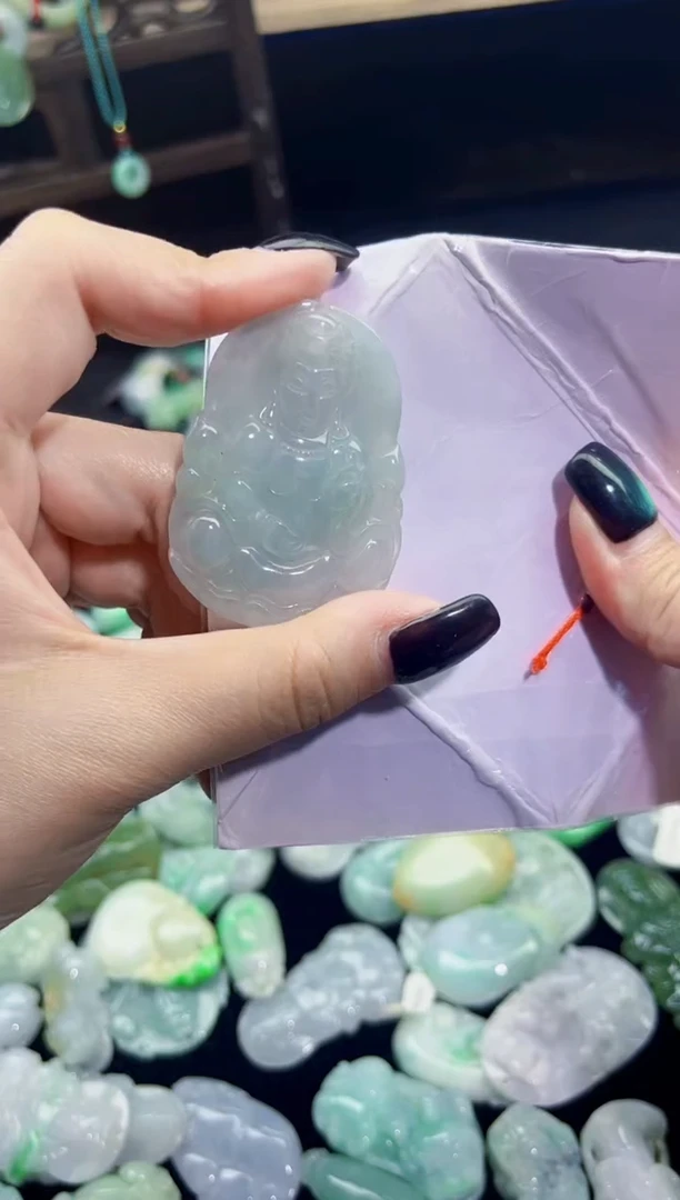 吊坠(不含链)未镶嵌翡翠天然翡翠吊坠A货