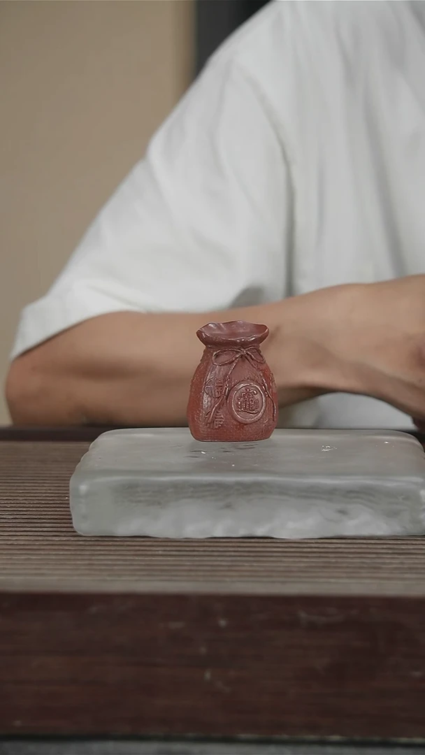 茶壶紫砂福利款，盖置
