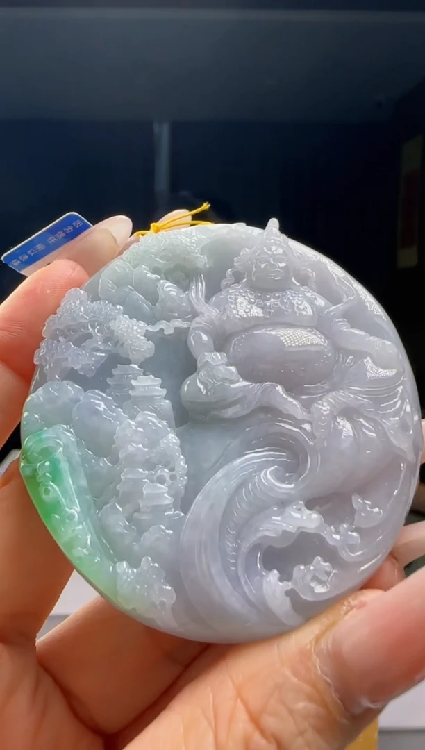 翡翠未镶嵌颈饰YJ@@960Q3J20316