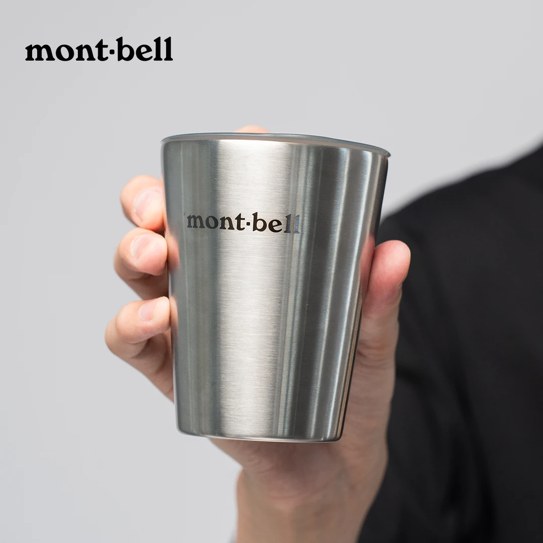 montbell户外露营徒步登山运动可堆叠不锈钢杯子简约双层隔热杯
